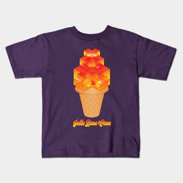 Jello Bone Cone Sugary Treat Kids T-Shirt by DanielLiamGill